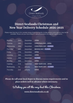 Christmas delivery schedule image